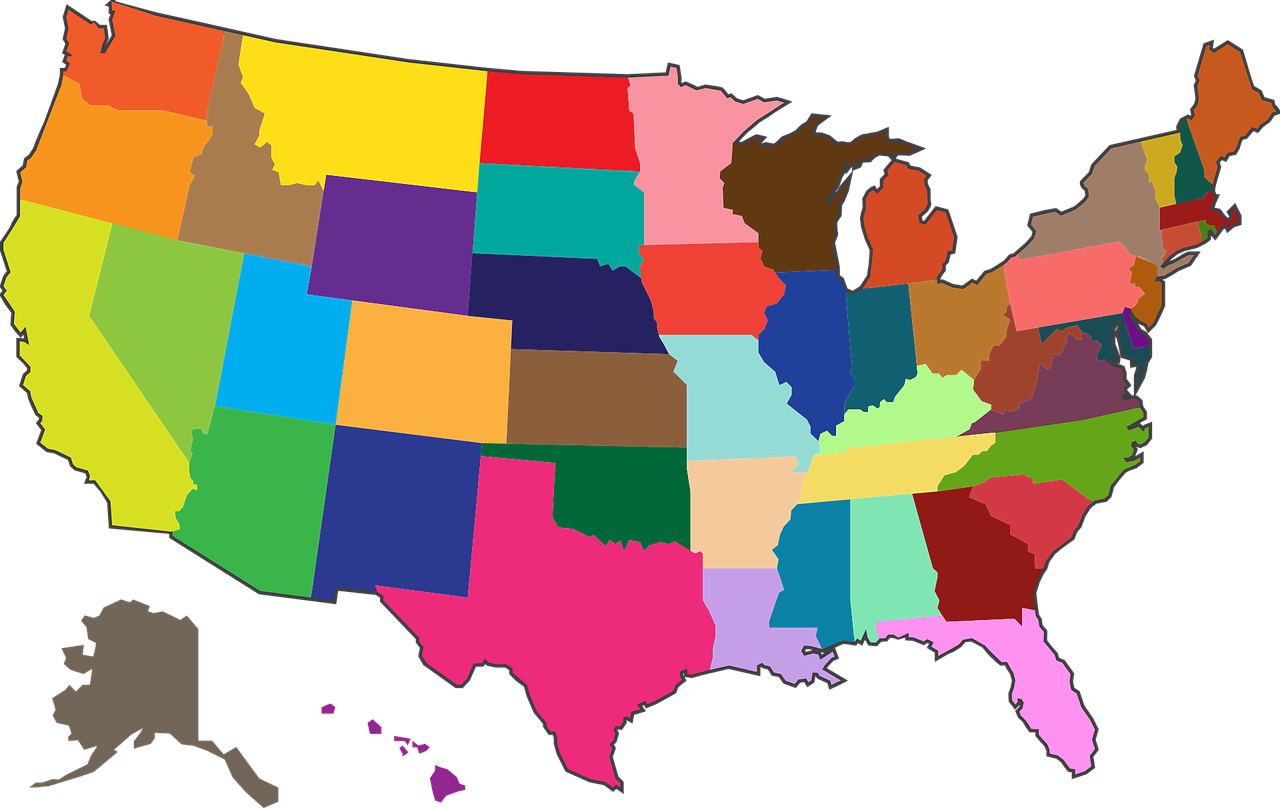 map of united states