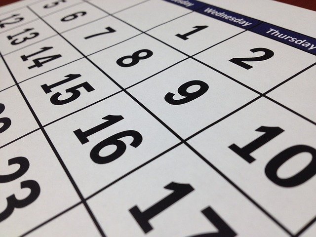 cna week calendar